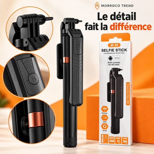 Perche selfie trépied sans fil JC-22
