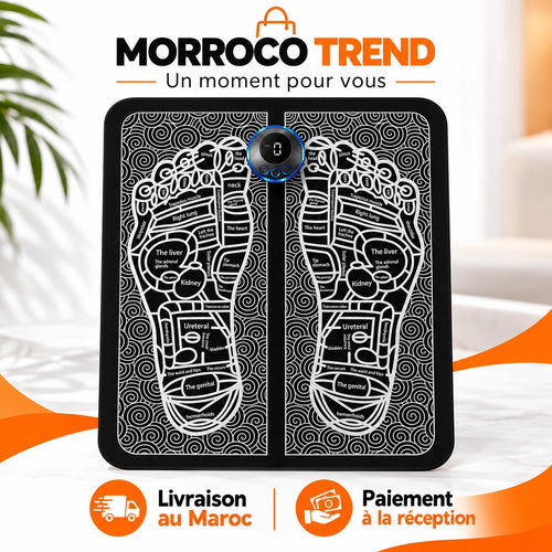 Tapis de massage des pieds électrique EMS